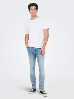 ONSLOOM Niedrige Taille Slim Fit Jeans