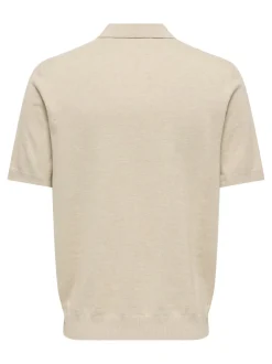 ONSLOUI Gestricktes Poloshirt