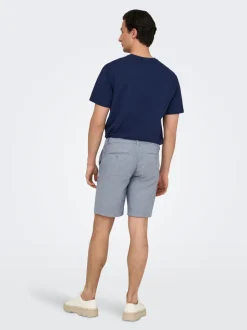 ONSMARK Normal geschnitten Leinen Shorts