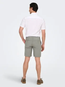 ONSMARK Normal geschnitten Leinen Shorts