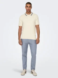 ONSMARK Verjüngt Leinen Chino Hose