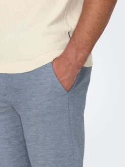 ONSMARK Verjüngt Leinen Chino Hose