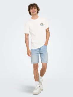 ONSPLY Mittlere Taille Normal geschnitten Shorts