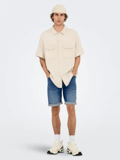 ONSPLY Mittlere Taille Normal geschnitten Shorts