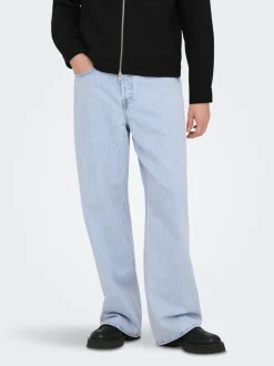ONSREMI Mid Rise Barrel Fit Jeans