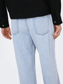 ONSREMI Mid Rise Barrel Fit Jeans