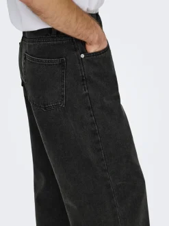 ONSREMI Mid Rise Barrel Fit Jeans