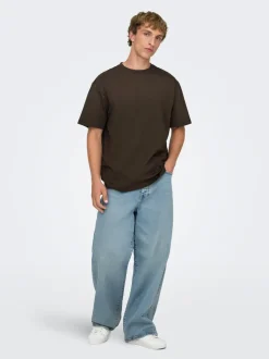 ONSREMI Mid Rise Weiter Beinschnitt Stretch Jeans