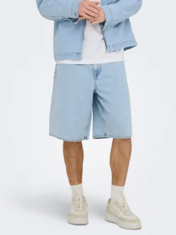 ONSREMI Mid Rise Weiter Beinschnitt Shorts