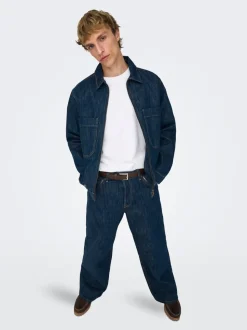 ONSREMI Mid Rise Weiter Beinschnitt Jeans