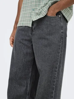 ONSREMI Mid Rise Weiter Beinschnitt Jeans