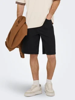 ONSREMI Mid Rise Weiter Beinschnitt Shorts