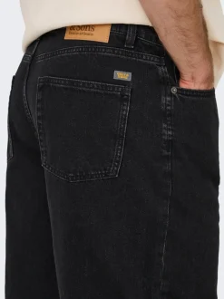 ONSREMI Mid Rise Weiter Beinschnitt Shorts