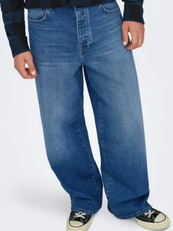 ONSREMI Mid Rise Weiter Beinschnitt Stretch Jeans