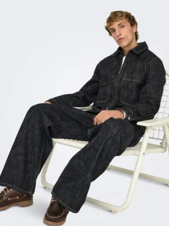 ONSREMI Mid Rise Weiter Beinschnitt Jeans