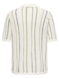 ONSTOBBY Gestricktes Poloshirt