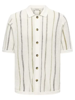 ONSTOBBY Gestricktes Poloshirt