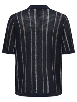 ONSTOBBY Gestricktes Poloshirt
