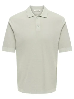 ONSTONY Gestricktes Poloshirt