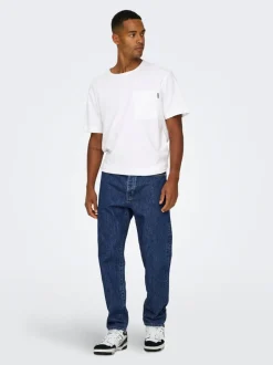 ONSTYE Hohe Taille Locker geschnitten Jeans
