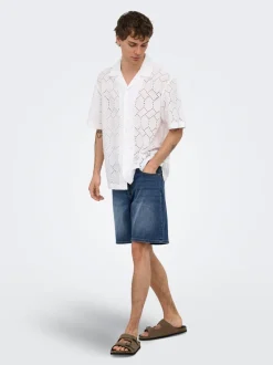ONSWEFT Mid Rise Normal geschnitten Shorts