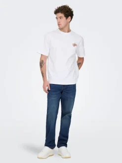 ONSWEFT Mittlere Taille Normal geschnitten Jeans