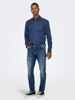 ONSWEFT Mittlere Taille Normal geschnitten Jeans