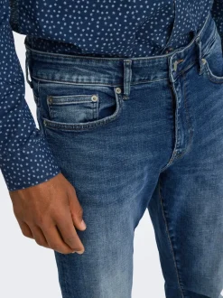 ONSWEFT Mittlere Taille Normal geschnitten Jeans