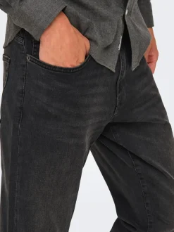 ONSWEFT Mittlere Taille Normal geschnitten Jeans