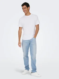 ONSWEFT Mittlere Taille Normal geschnitten Jeans