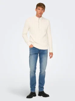 ONSWEFT Mittlere Taille Normal geschnitten Jeans