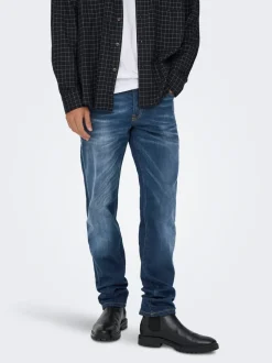 ONSWEFT Mittlere Taille Normal geschnitten Jeans