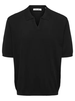 ONSWYLER Gestricktes Poloshirt