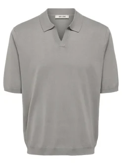 ONSWYLER Gestricktes Poloshirt