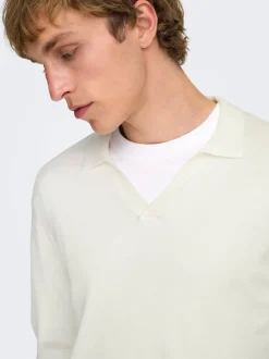 ONSWYLER Gestricktes Poloshirt