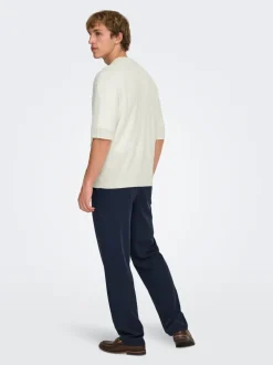 ONSWYLER Gestricktes Poloshirt