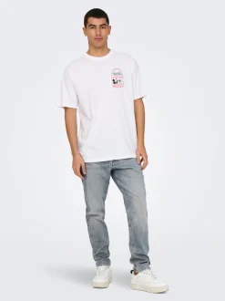 ONSYOKE Mid Rise Verjüngt Jeans