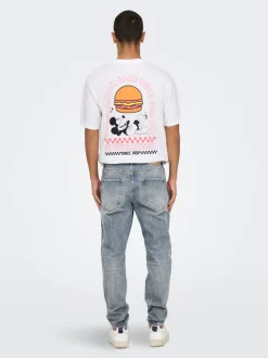 ONSYOKE Mid Rise Verjüngt Jeans