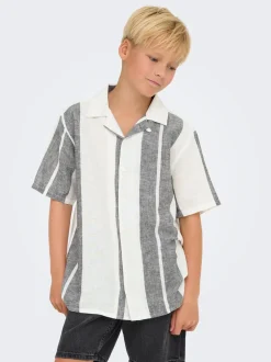 OSJCAIDEN Leinen Hemd