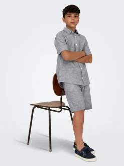OSJCAIDEN Leinen Hemd