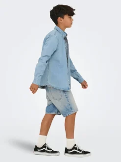OSJEDGE Mid Rise Gerade geschnitten Shorts