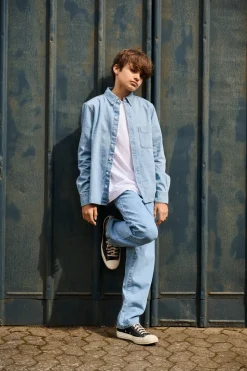 OSJFADE Mid Rise Locker geschnitten Jeans