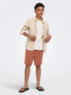OSJTELLAS Mittlere Taille Normal geschnitten Shorts